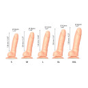Фалоімітатор Strap-On-Me Sliding Skin Realistic Dildo Vanille S