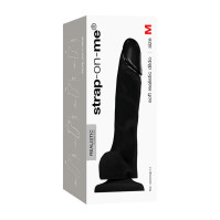 Strap-On-Me Soft Realistic Dildo Black M