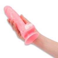 Фалоімітатор Addiction Brandon 7.5″ Glow in the Dark Pink
