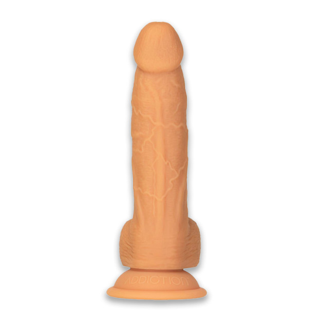 Фалоімітатор Addiction Dual Density Silicone Dildo Caramel 8″