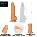 Фалоімітатор Addiction Dual Density Silicone Dildo Caramel 8″