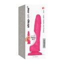 Фалоімітатор Strap-On-Me Sliding Skin Realistic Dildo Fuchsia S