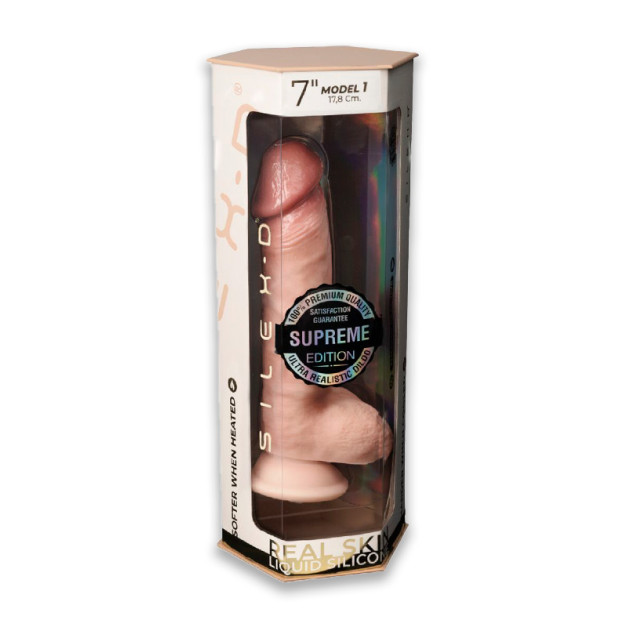 Фалоімітатор SilexD Johnny Premium Real Skin Flesh MODEL 1 7in