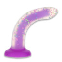 Фалоімітатор Addiction Rave 8″ Glow in the Dark Dildo Purple Confetti