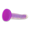 Фалоімітатор Addiction Rave 8″ Glow in the Dark Dildo Purple Confetti