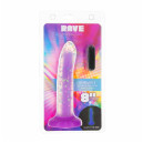 Фалоімітатор Addiction Rave 8″ Glow in the Dark Dildo Purple Confetti