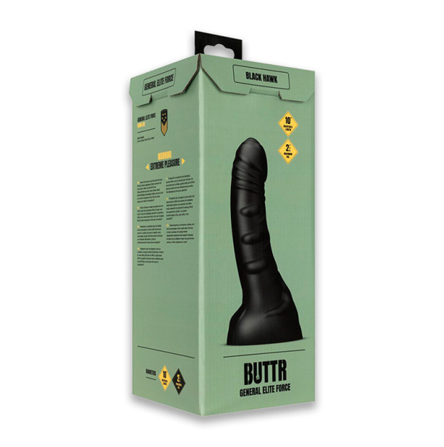 Фалоімітатор BUTTR - Black Hawk Curved Anal Dildo