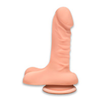 Фалоімітатор Doc Johnson The D - Super D - 6 Inch With Balls - ULTRASKYN - White