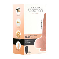 Фалоімітатор-пульсатор Naked Addiction 6.5″ Thrusting Dong With Remote