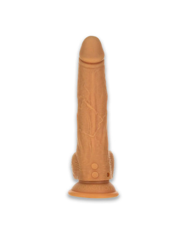 Фалоімітатор-пульсатор Naked ADDICTION Dominic 9″ Caramel