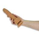 Фалоімітатор-пульсатор Naked ADDICTION Dominic 9″ Caramel