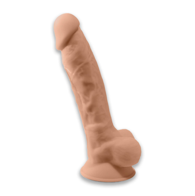 Фалоімітатор з вібрацією SilexD Vetus Vibro Flesh Model 1 size 8in + LRS