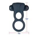 Подвійне ерекційне кільце з вібрацією Lux Active-Triad - Vibrating Dual Cock Ring