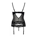 Корсет з відкритими грудьми NORTH CORSET чорний