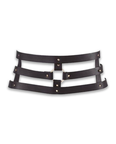 Портупея-пояс Bijoux Indiscrets MAZE - Wide Belt and Restraints Black