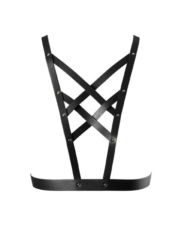 Портупея Bijoux Indiscrets Maze – Cross Cleavage Harness Black