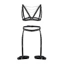 Набір гартери та портупея Art of Sex - Geneva L-2XL