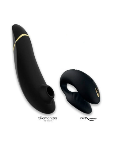 Подарунковий набір Golden Moments: Womanizer Premium та We-Vibe Chorus Black