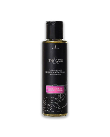 Масажна олія з феромонами Sensuva - Me & You Pomegranate, Fig, Coconut & Plumeria 125 мл