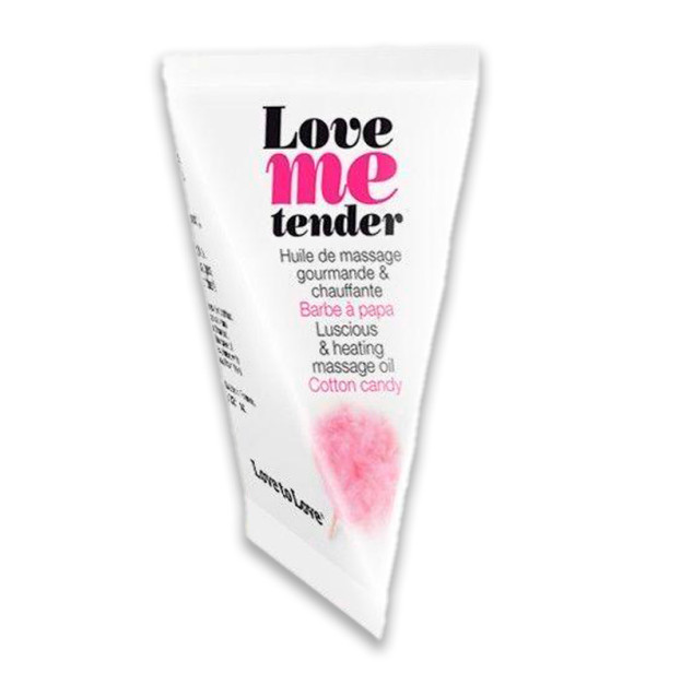 Розігріваюча масажна олія Love To Love LOVE ME TENDER Cotton candy 10 мл