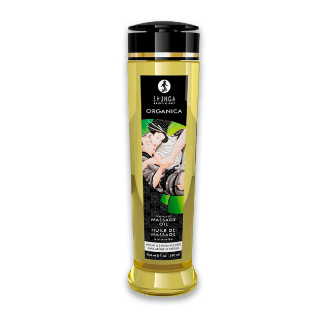 Органічна масажна олія з вітаміном Е Shunga ORGANICA Natural 240 мл