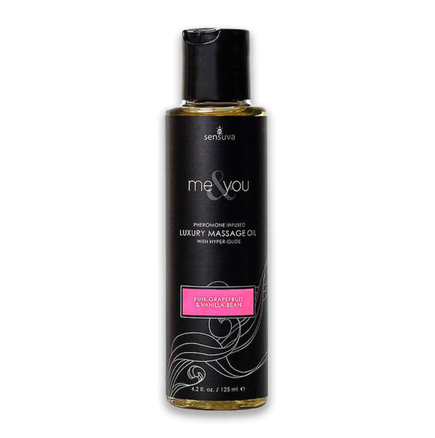 Массажное масло с феромонами Sensuva - Me&You Pink Grapefruit & Vanilla Bean 125 мл
