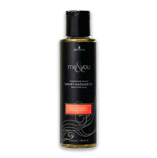 Масажна олія з феромонами Sensuva - Me & You Wild Passion Fruit & Island Guava 125 мл