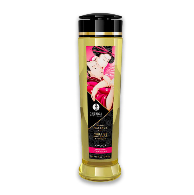 Увлажняющее массажное масло Shunga Amour Sweet Lotus 240 мл