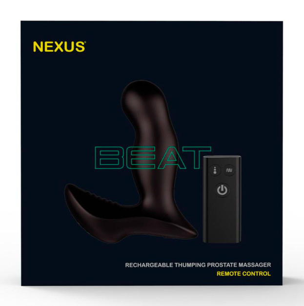 Масажер простати з пульсуючую перлиною і вібрацією Nexus Beat