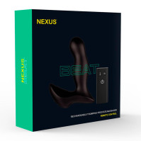Масажер простати з пульсуючую перлиною і вібрацією Nexus Beat