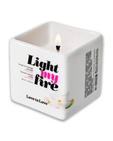 Свічка для масажу без консервантів Love To Love LIGHT MY FIRE Musc