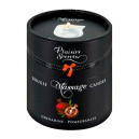 Свічка для масажу в керамічному посуді Plaisirs Secrets Pomegranate