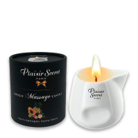 Свічка для масажу в керамічному посуді Plaisirs Secrets Pineapple Mango