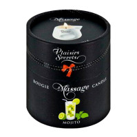 Свічка для масажу в керамічному посуді Plaisirs Secrets Mojito