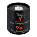 Свічка для масажу в керамічному посуді Plaisirs Secrets Poppy