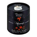 Свічка для масажу в керамічному посуді Plaisirs Secrets Red Wood