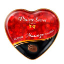Свічка для масажу в формі сердечка Plaisirs Secrets Chocolate