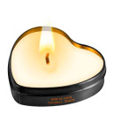 Свічка для масажу в формі сердечка Plaisirs Secrets Coconut