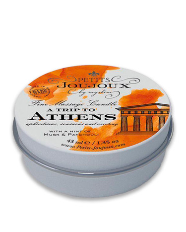 Свічка для масажу з афродизіаками Petits Joujoux - Athens - Musk and Patchouli