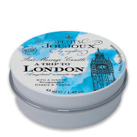 Свічка для масажу з афродизіаками Petits Joujoux - London - Rhubarb, Cassis and Ambra
