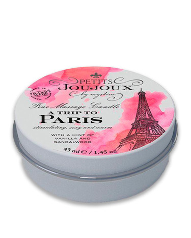 Свічка для масажу з афродизіаками Petits Joujoux - Paris - Vanilla and Sandalwood
