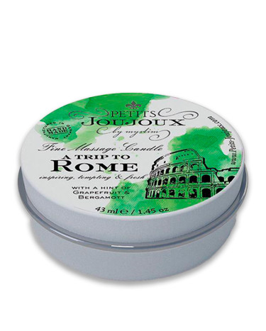 Свічка для масажу з афродизіаками Petits Joujoux - Rome - Grapefruit and Bergamott