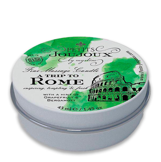 Свічка для масажу з афродизіаками Petits Joujoux - Rome - Grapefruit and Bergamott