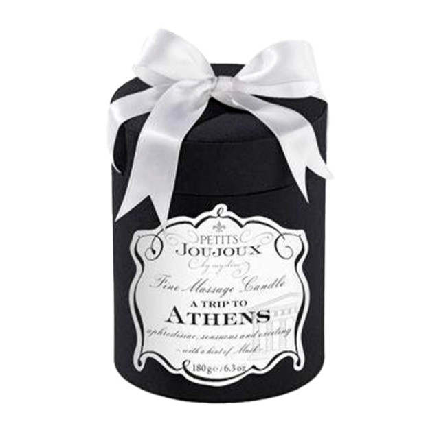 Свічка для масажу Petits Joujoux - Athens - Musk and Patchouli
