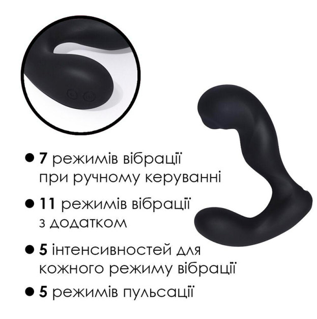 Массажер простаты Svakom Iker Black