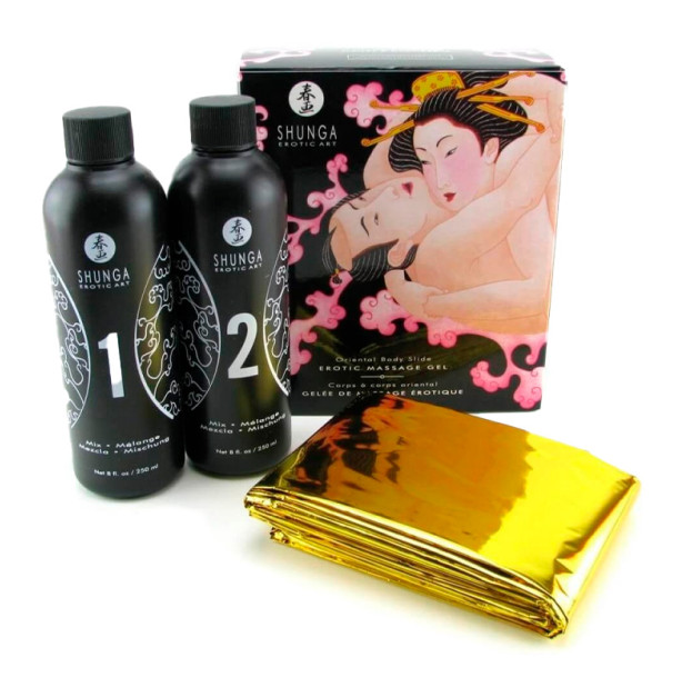 Гель для NURU-массажа Shunga Oriental Body-to-Body Sparkling Strawberry Wine