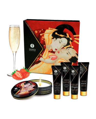 Подарочный набор Shunga Geishas Secrets Sparkling Strawberry Wine