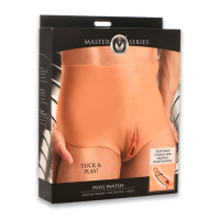 Накладна вагіна Master Series Silicone Vagina + Butt Panties - Large