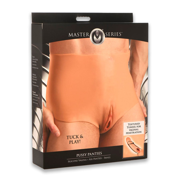 Накладна вагіна Master Series Silicone Vagina + Butt Panties - Small