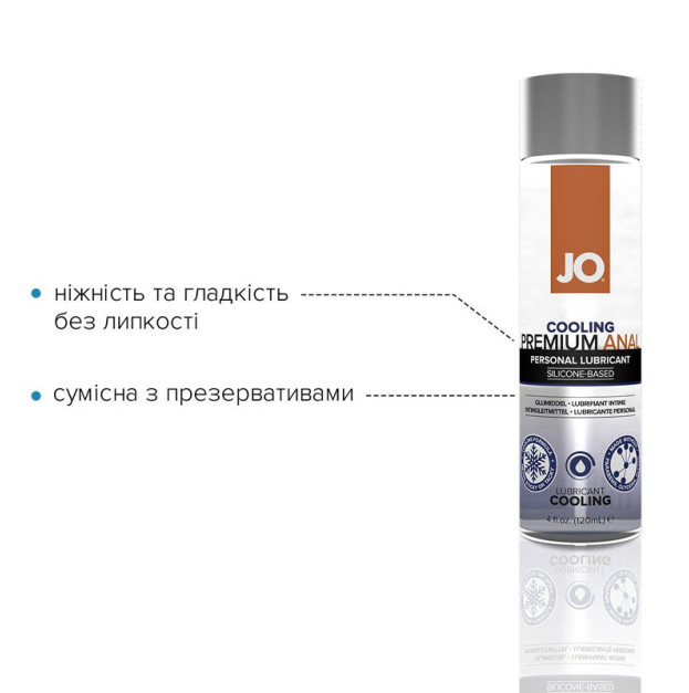 Лубрикант на силіконовій основі System JO ANAL PREMIUM COOLING 120 мл
